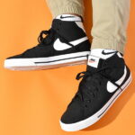 30%OFF 送料無料 ナイキ スニーカー メンズ NIKE コート レガシー キャンバス MID ミッドカット シューズ 靴 ナイキスニーカー カジュアルシューズ ブラック 黒 dd0162