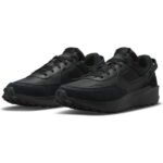 ナイキ (NIKE) ナイキ ウィメンズ ワッフル デビュー シューズ カジュアル レディース BLACK/BLACK-OFF NOIR-ANTHRACITE DH9523-001